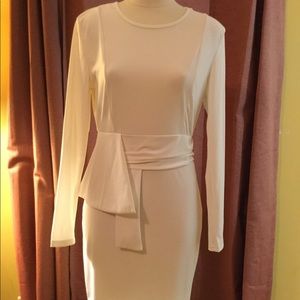 Beautiful white long sleeve dress